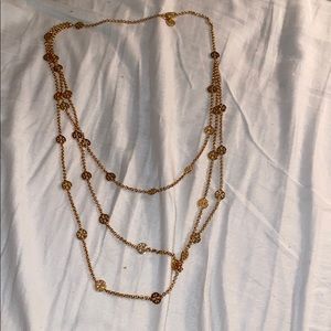 Tory Burch layered necklace